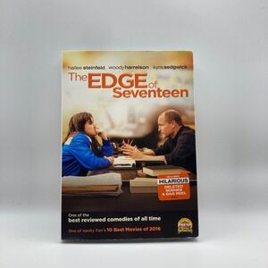 The Edge of Seventeen DVD Hailee Steinfeld Woody Harrelson Comedy Movie 2016